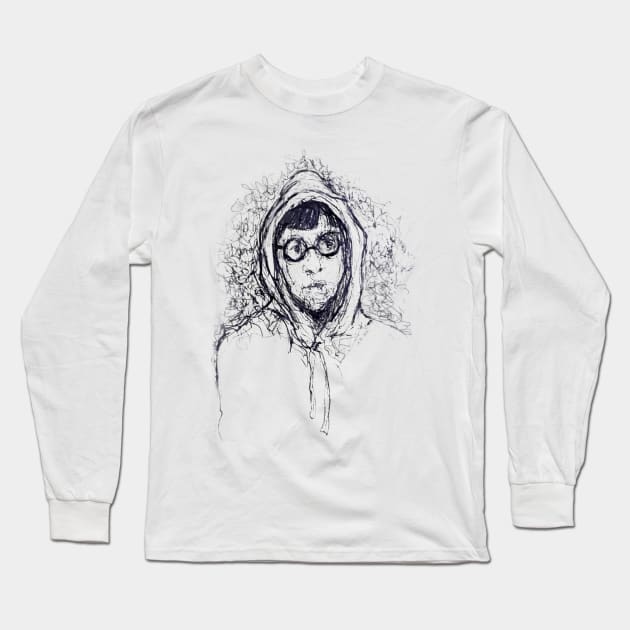 Hood Long Sleeve T-Shirt by MrLone